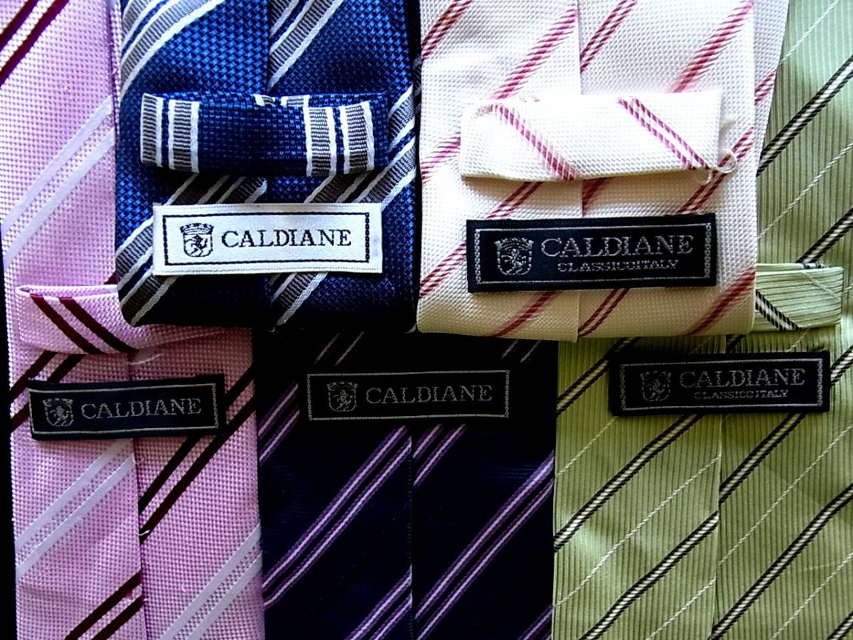 ■即決セール■J0740■ 5本セット全て カルディアーネ「CALDIANE」ネクタイ拍卖