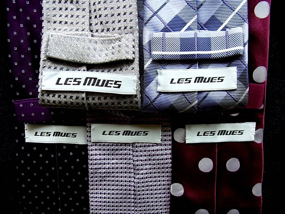 ■即決セール■J0756■ 5本セット全て レミュー「LES MUES」ネクタイ拍卖