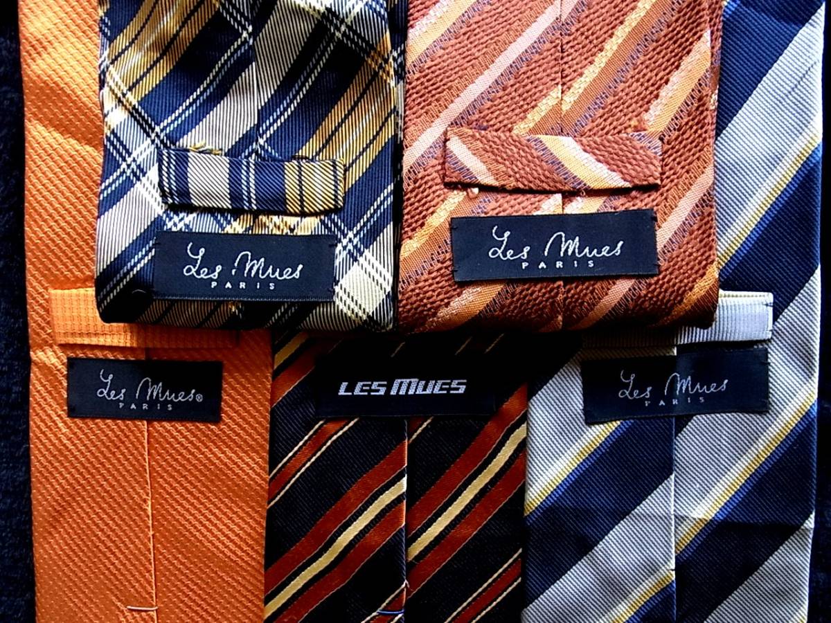 ■即決セール■J0757■ 5本セット全て レミュー「LES MUES」ネクタイ拍卖