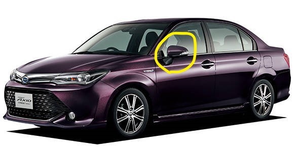 送料無料!! カローラ アクシオ ドアミラー サイドミラー ウインカー 右側 R トヨタ 純正 未使用 COROLLA AXIO NRE160 NZE161NZE164 71拍卖