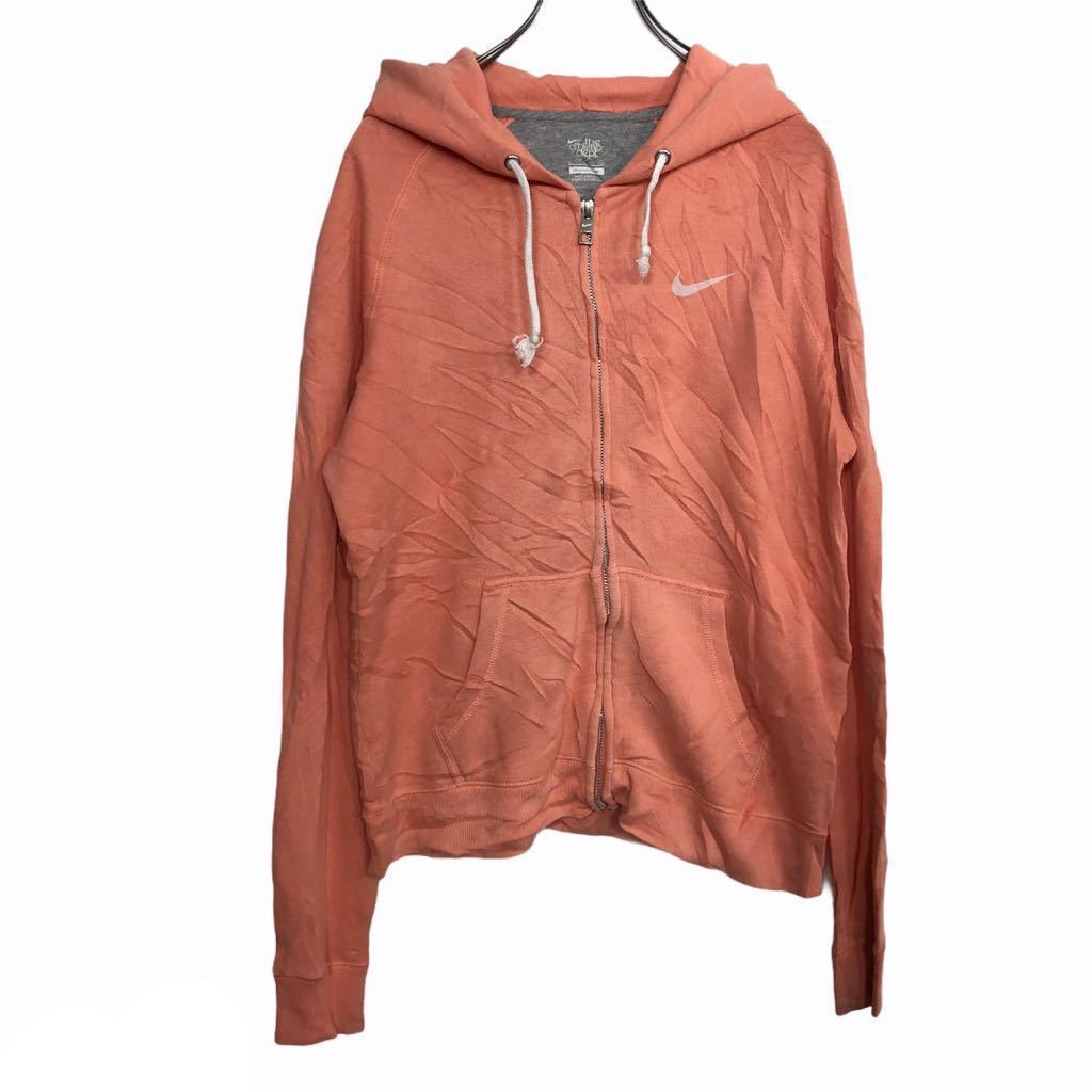 NIKE ジップアップパーカー サイズS ナイキ レディース オレンジ 古着卸アメリカ仕入 t2107-3421拍卖