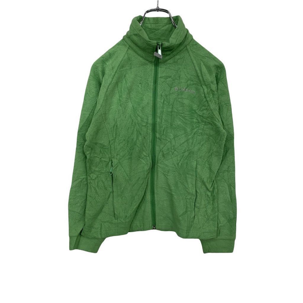 Columbia フリースジャケット キッズ L グリーン コロンビア ジップアップ アウトドア ロゴ 古着卸 アメリカ仕入 t2112-3431拍卖