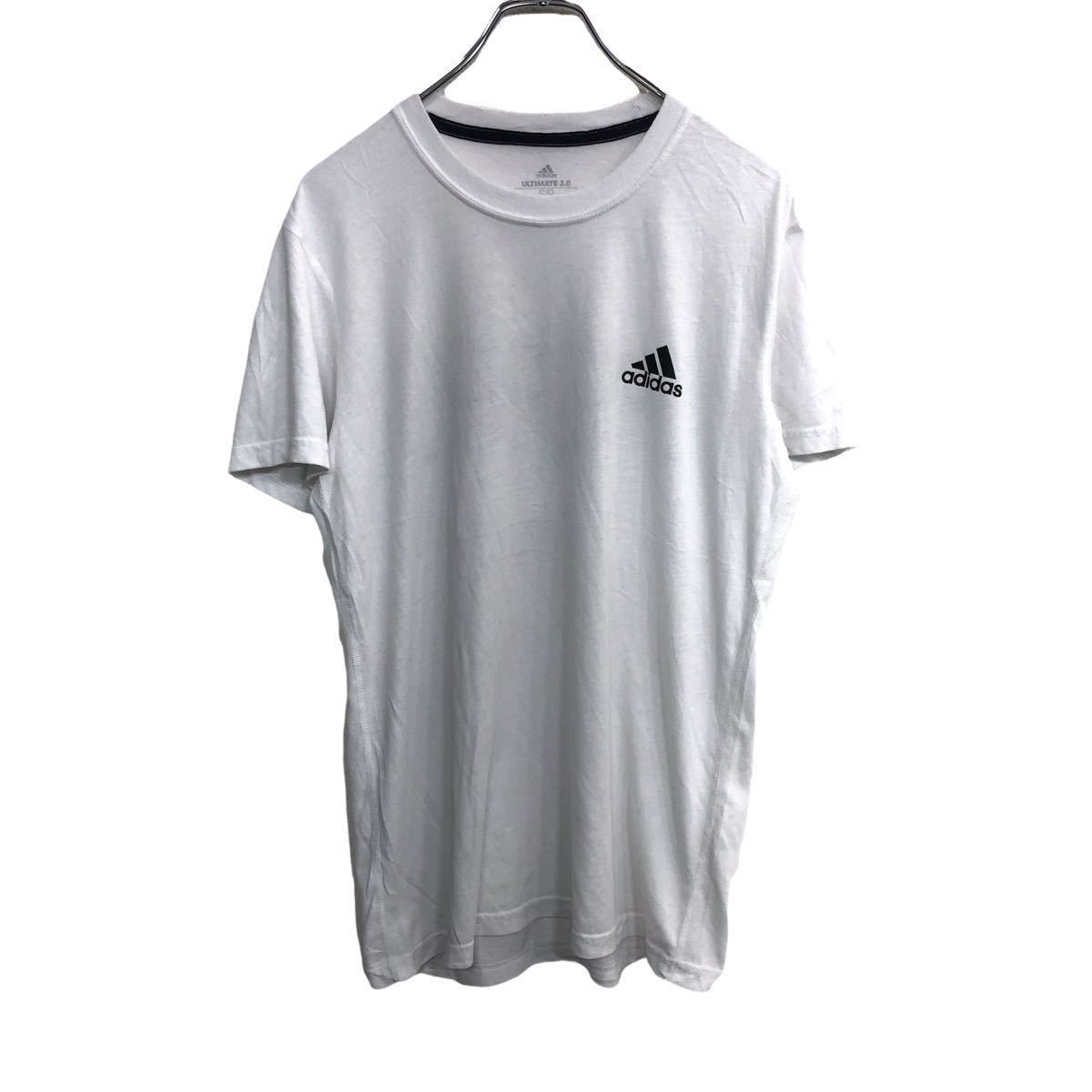 adidas 半袖 ロゴTシャツ Sサイズ アディダス ホワイト 古着卸 アメリカ仕入 t2206-3935拍卖