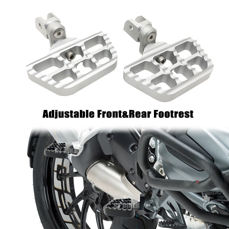 送料無料 Bmw R1250GS Adv R1200GS Adv ライダー用 回転式 フットレスト フットペグ アルミ拍卖
