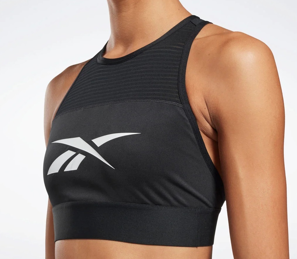 Reebok スピードウィック スポブラ 黒 ブラック S リーボック ワークアウト ハイネック スポーツブラ GM9087拍卖