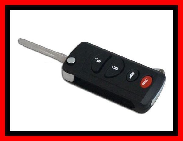 【キーレス】02-04y ジープ チェロキー/99-04y クライスラー 300M スペアキー ブランクキー フリップキー ジャックナイフ リモコン拍卖