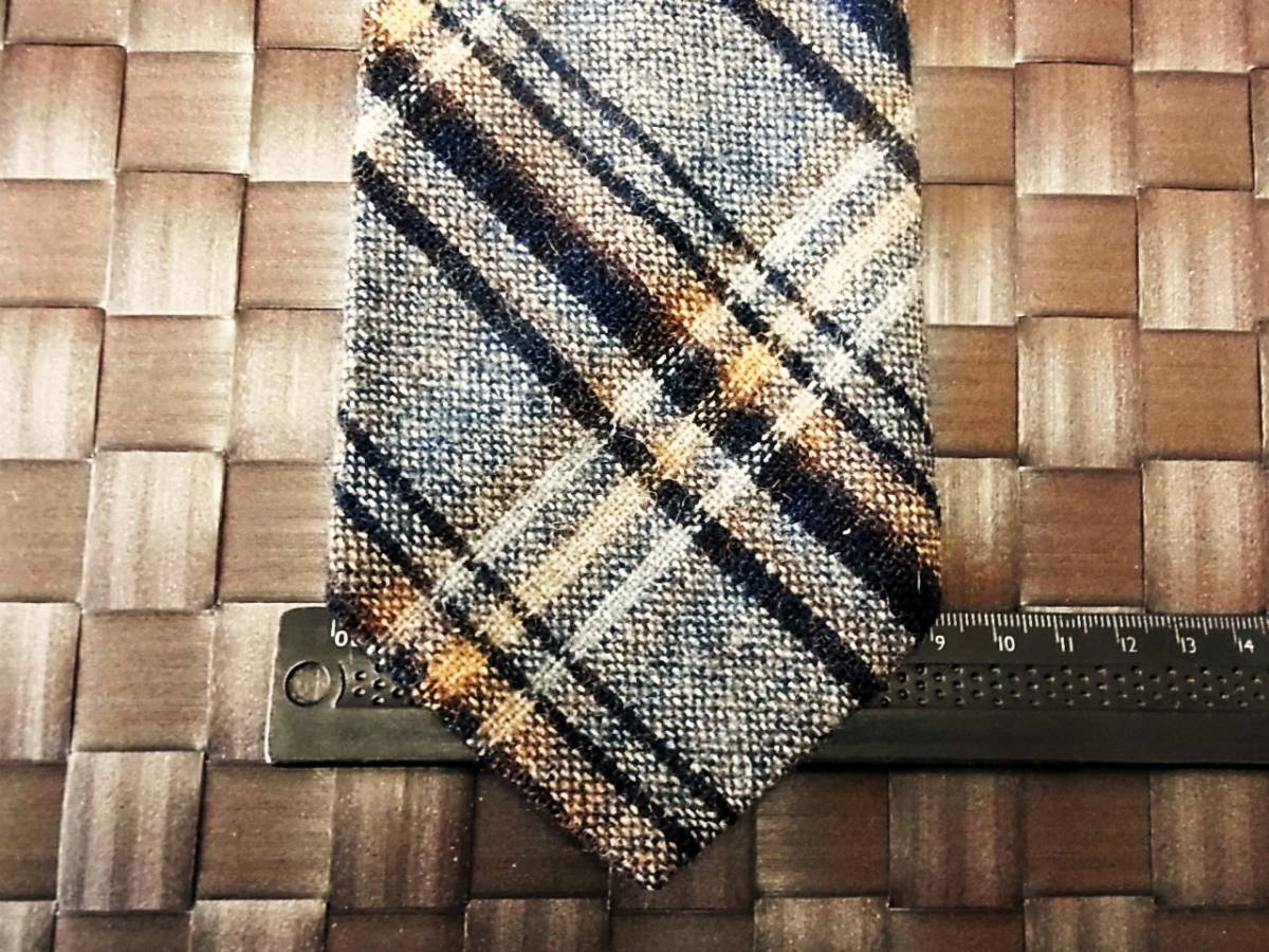 yW1439美品【ウール100%】イングランド ネクタイ●拍卖