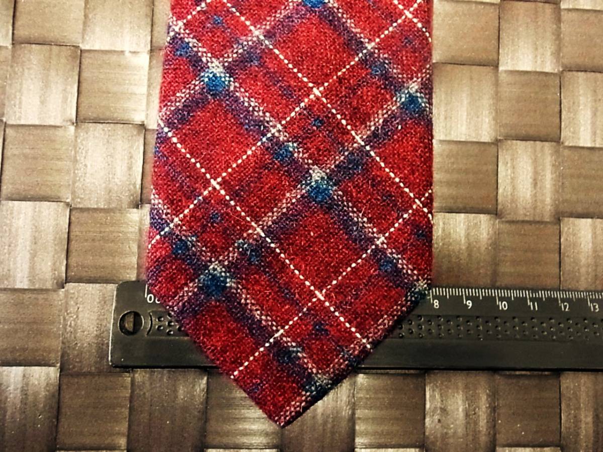 yW1450美品【ウール95%】イングランド ネクタイ●拍卖