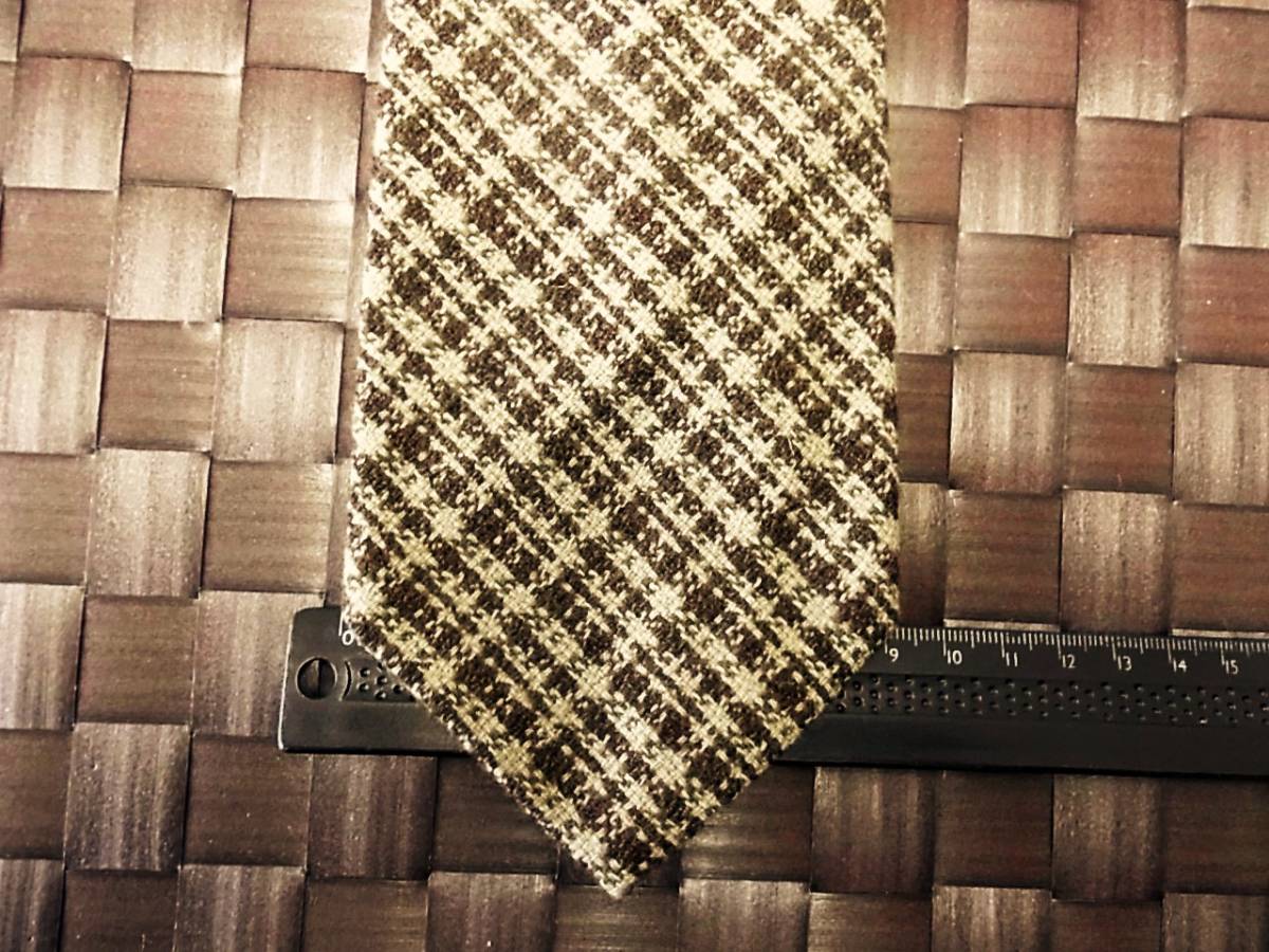 yW1453美品【ウール100%】イングランド ネクタイ●拍卖