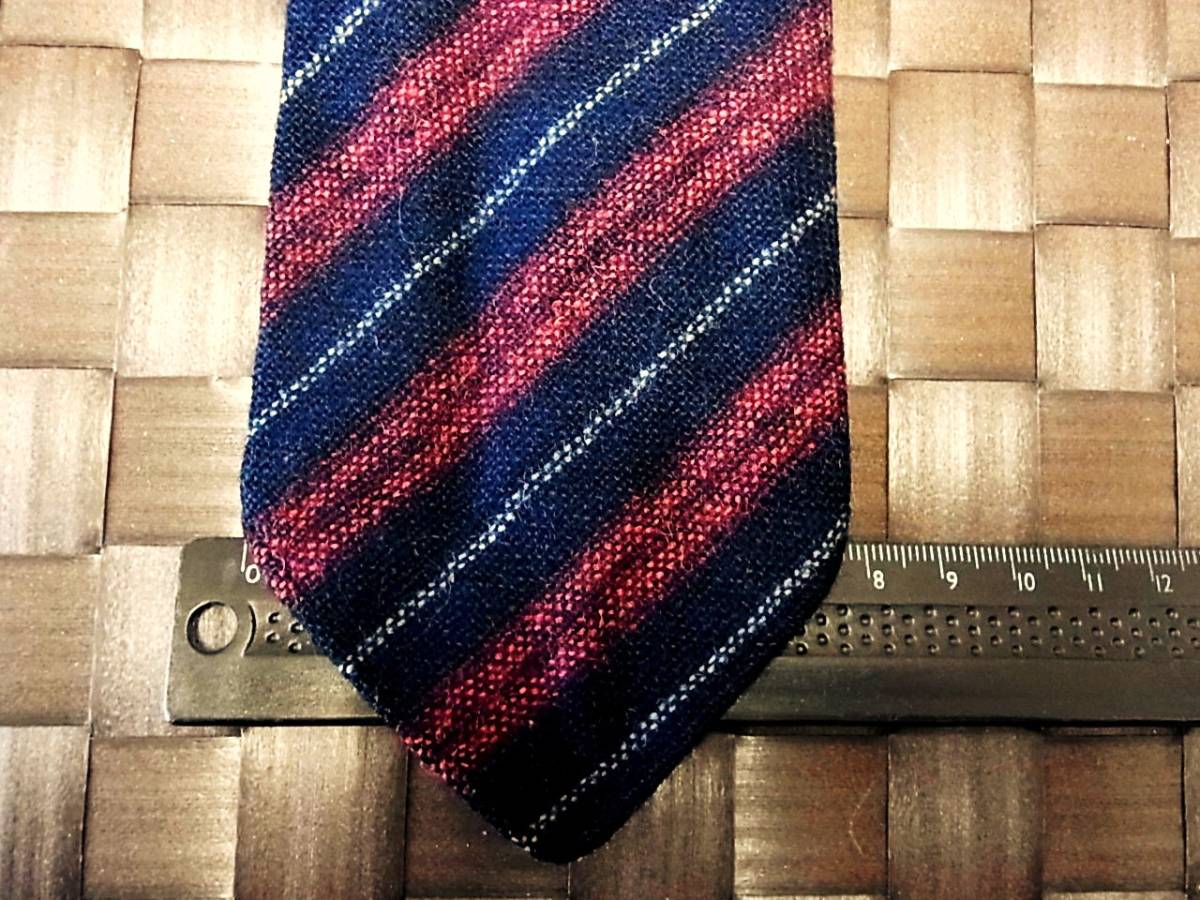 yW1462美品【ウール95%】イングランド ネクタイ●拍卖