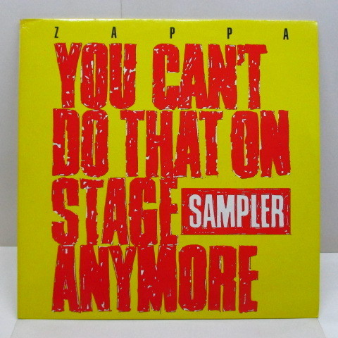 FRANK ZAPPA-You Can't Do That On Stage Anymore Sampler (UK '拍卖