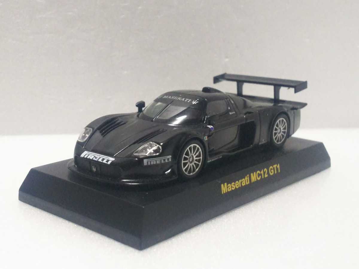 京商 1/64 マセラティ MC12 GT1 ブラック黒 ピレリ MASERATI MC12GT1 Black サークルKサンクス拍卖