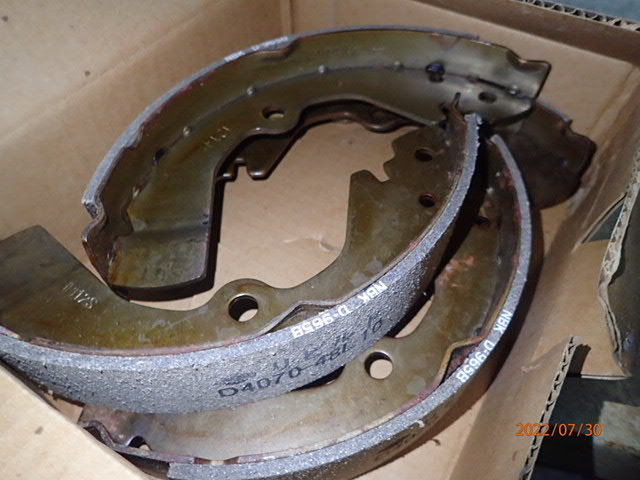 日産 K30 B13 B14 B15 RB14 Y10 Y11 910 R31 R32 C32 純正リビルト ブレーキシュー セット d4060-48l25拍卖