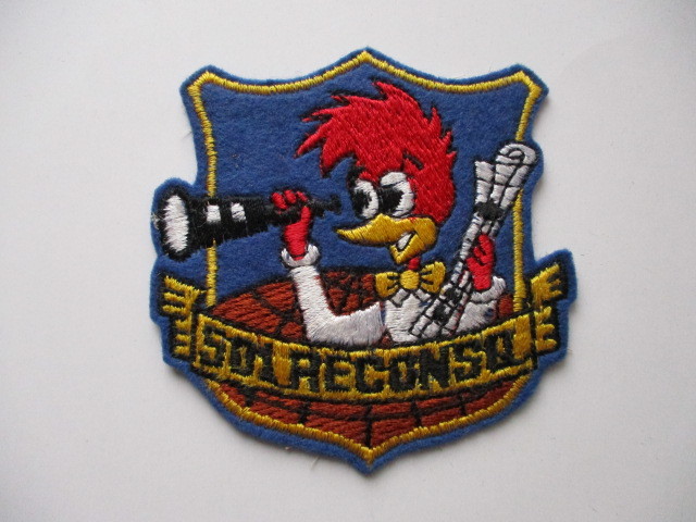 【送料無料】航空自衛隊 偵察航空隊 第501飛行隊 パッチ/AウッドペッカーRF-4E百里基地501 RECON SQ百里先遣隊 刺繍ワッペン空自JASDF M38拍卖