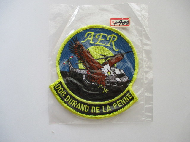 【送料無料】AER DOG DURAND DE LA PENNE パッチ/デ・ラ・ペンネ級駆逐艦ヘリコプター鷹ミリタリー刺繍ワッペン ヘリ M41拍卖