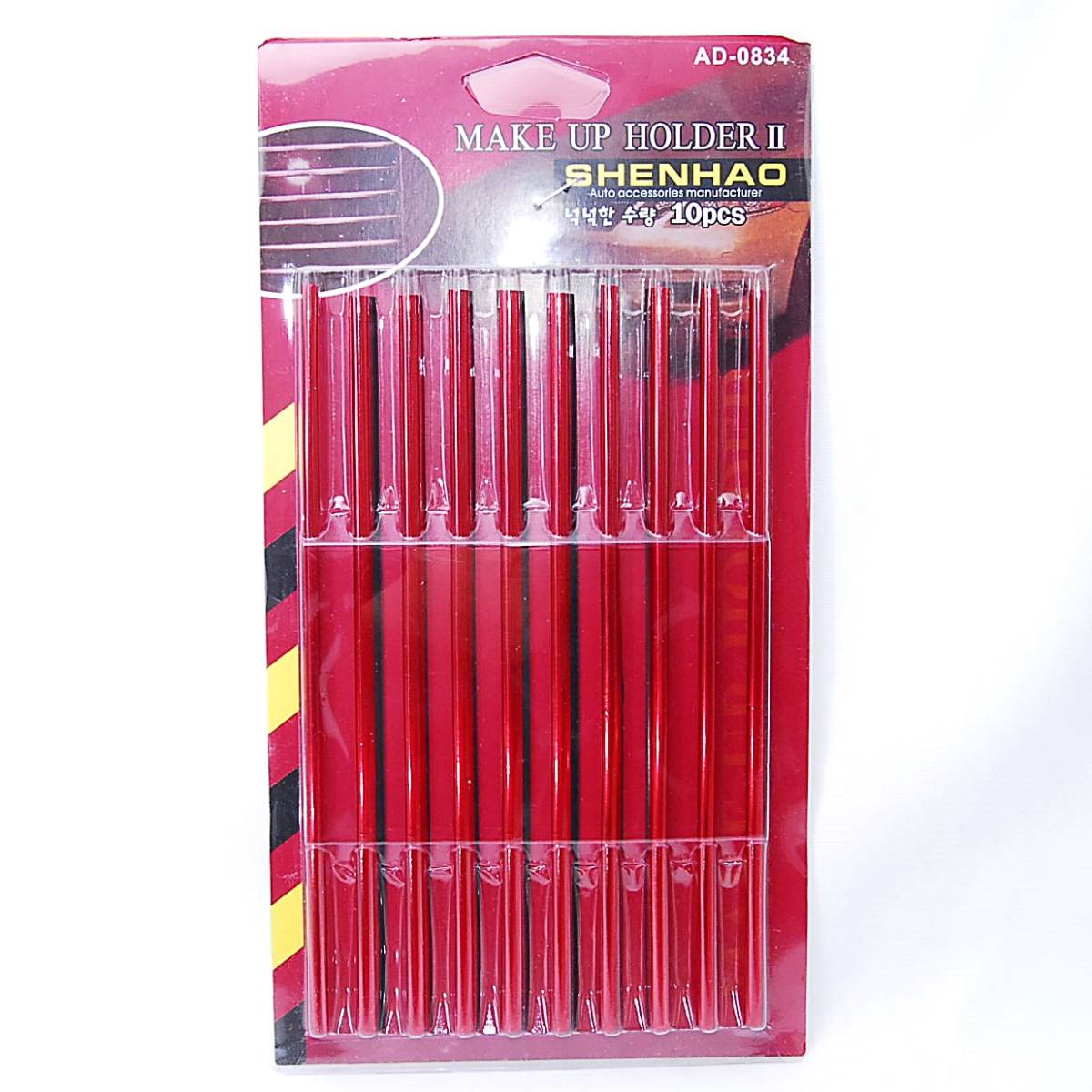 【送料一律140円】 メッキモール レッド 10本セット エアコンモール エアコン用 ルーバーモール メッキ 吹き出し口 車内 内装 車 赤拍卖