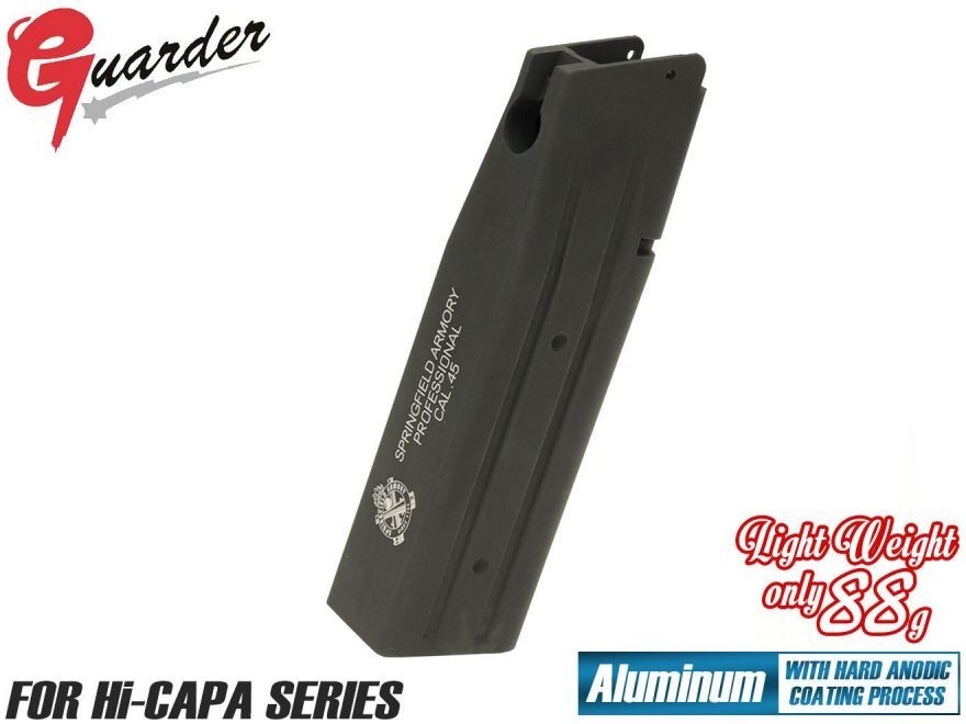 CAPA-54(S) GUARDER ライトウェイト アルミマガジンケース Springfield Hi-CAPAシリーズ BK拍卖