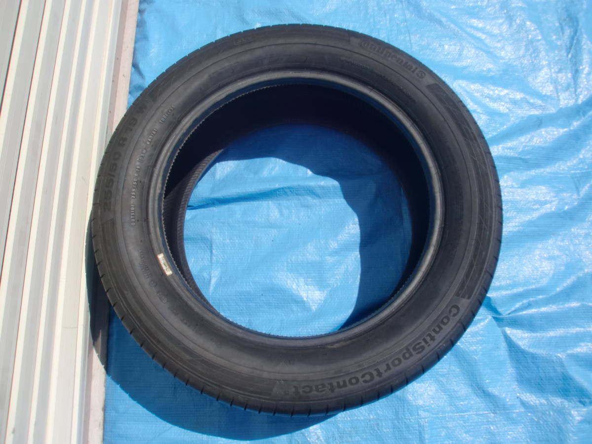 255/50R19 W コンチネンタル ContiSportContact5 MO 2017yモデル 中古品1本 ベンツ認証タイヤ 拍卖