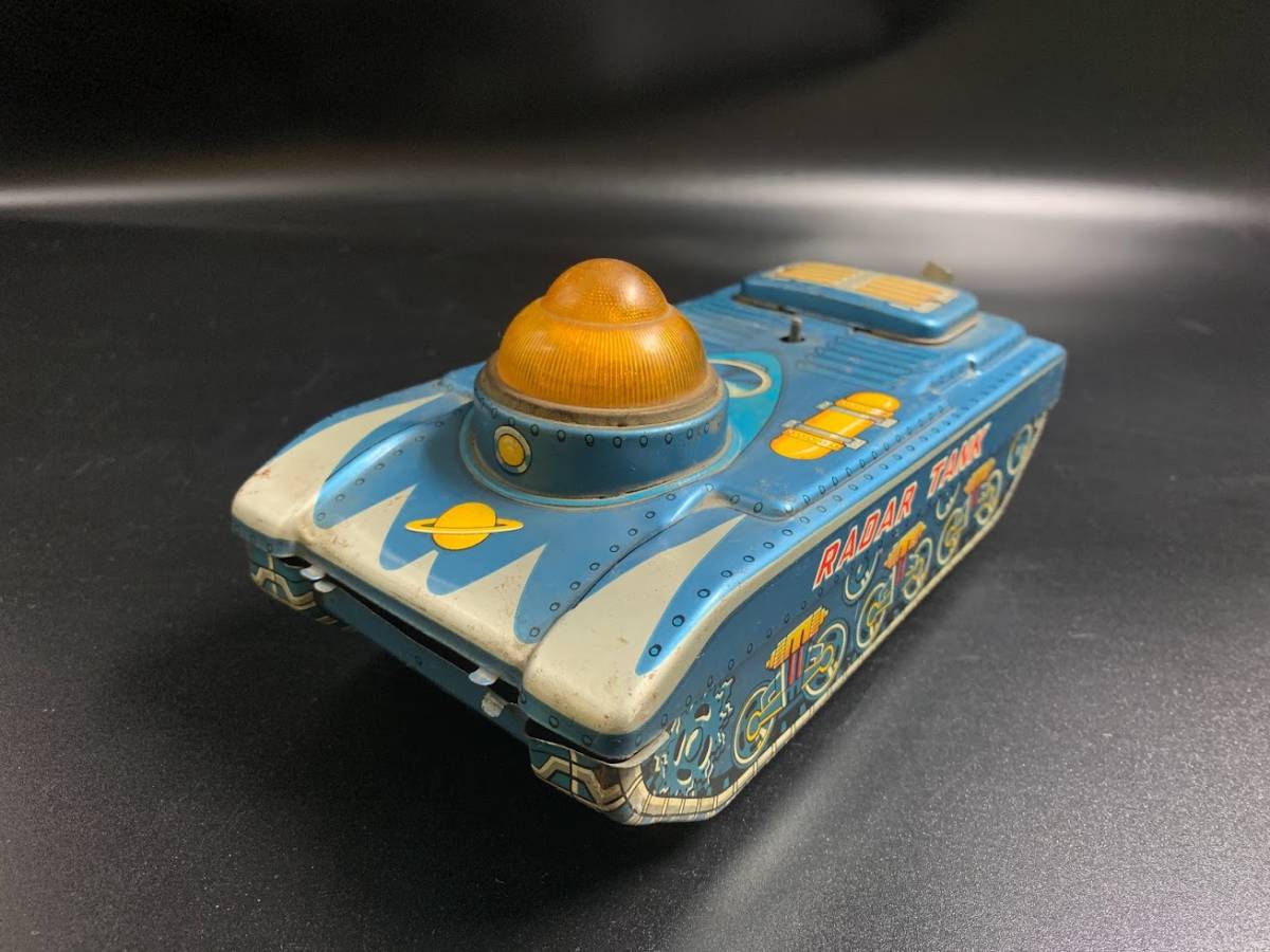 【 レトロ アンティーク MODERN TOYS ブリキ 戦車 RADAR TANK 】日本製 当時物 TRADE MARK拍卖