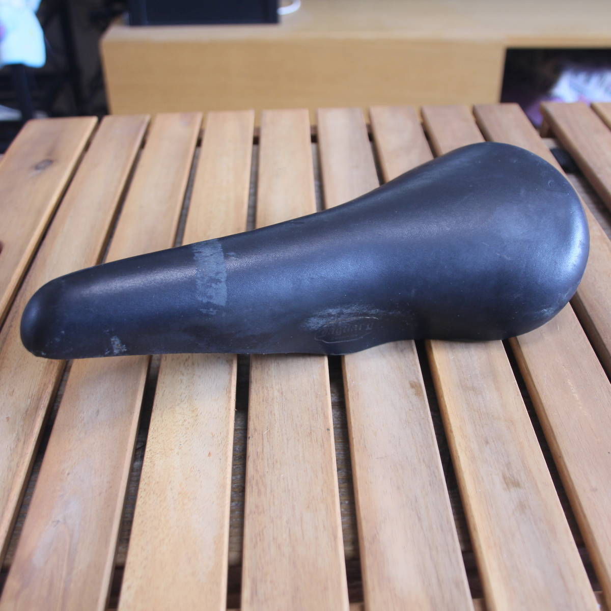 3RENSHO ロゴあり ARIAKE 有明 アリアケ ジャガー2 JAGUAR2 サドル ブラック 競輪 NJS刻印 匿名配送拍卖