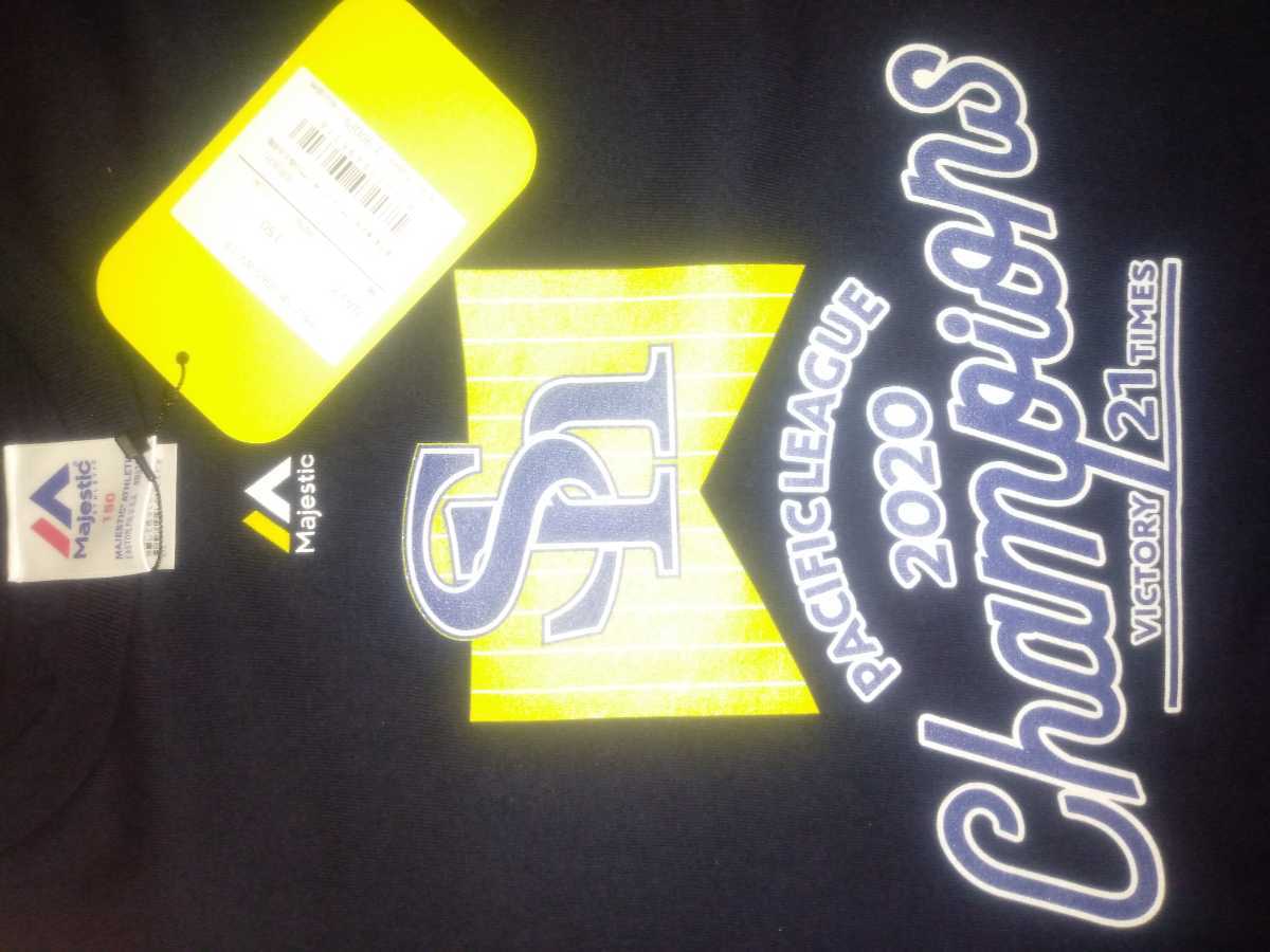 ソフトバンクホークス優勝記念Tシャツ 150サイズ拍卖