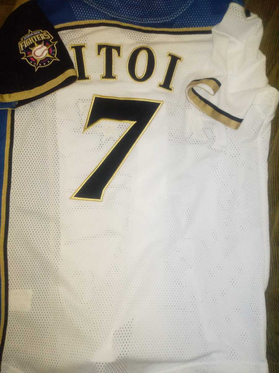 北海道日本ハムファイターズ 糸井 市販ユニフォーム 130サイズ拍卖