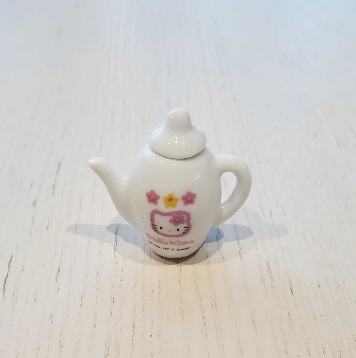 中古 おもちゃ 子供 キャラクタードール 小物 食器 ポット ハローキティ拍卖