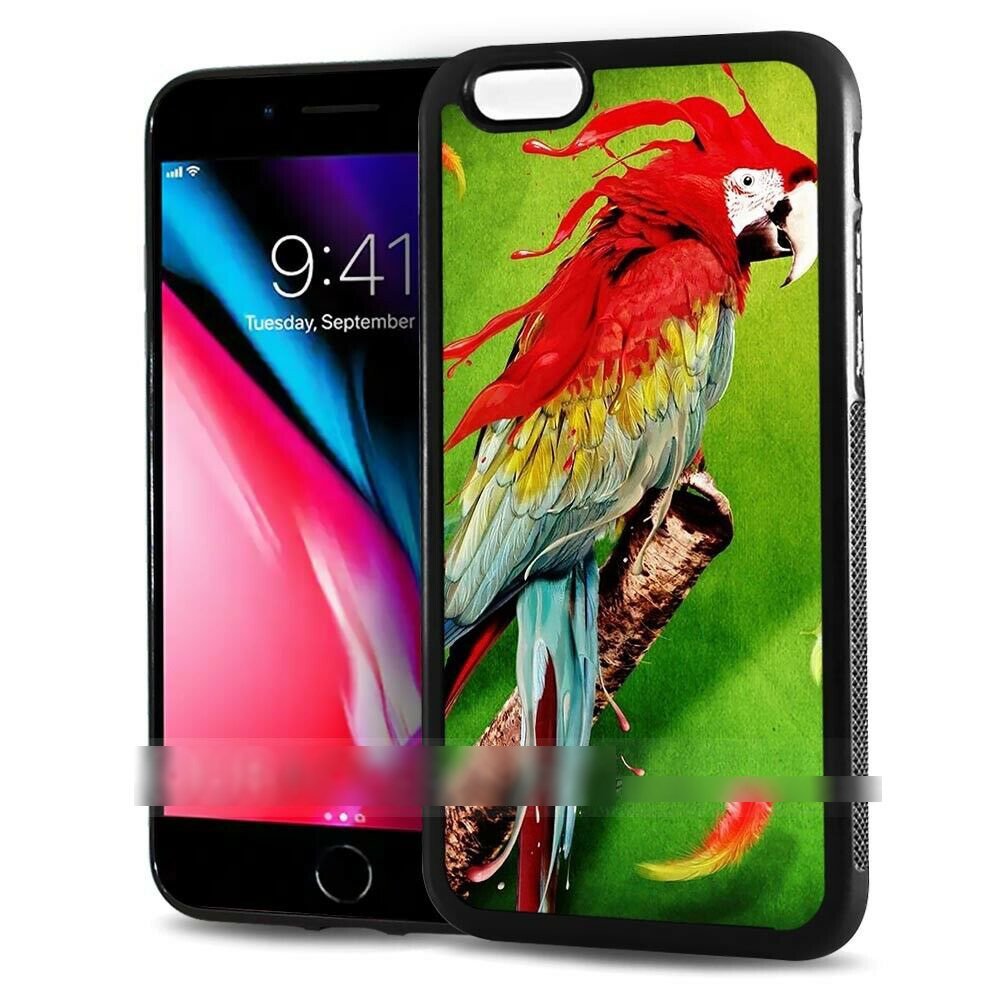 iPhone 5 アイフォン ファイブ オウム カラフル スマホケース アートケース スマートフォン カバー拍卖