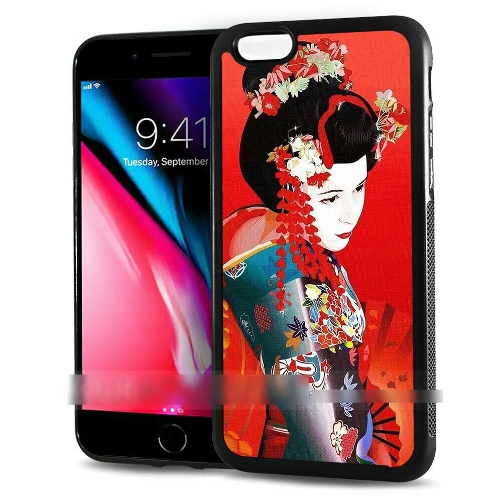 iPhone 12 mini ミニ 花魁 芸者 芸妓 スマホケース アートケース スマートフォン カバー拍卖