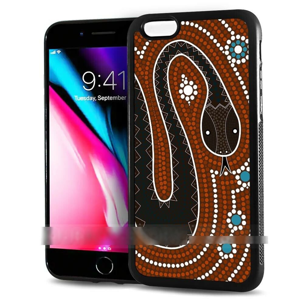 iPhone 11 アイフォン イレブン アボリジナル アート スネーク 蛇 スマホケース アートケース スマートフォン カバー拍卖