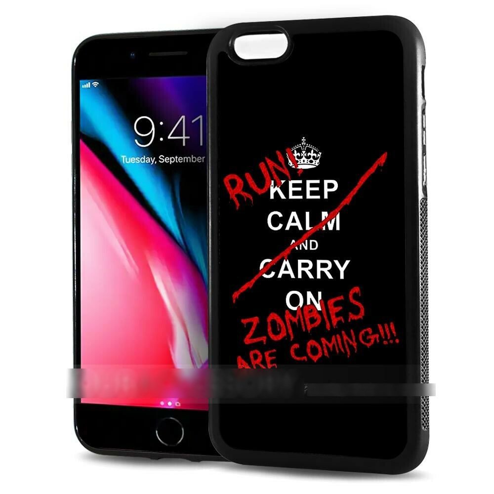 iPhone 11 Pro Max アイフォン イレブン プロ マックス 逃げろ ゾンビが来るぞ スマホケース アートケース スマートフォン カバー拍卖