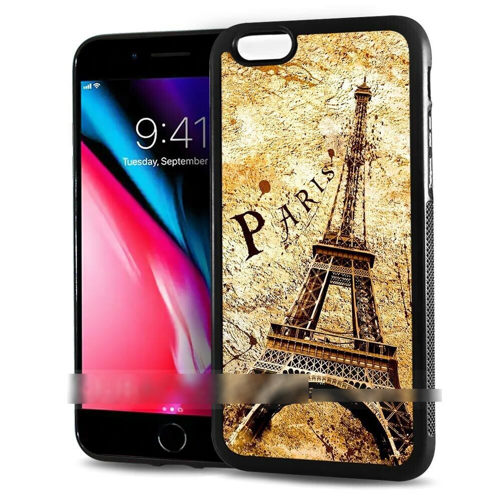 iPhone 5 5S SE アイフォン ファイブ エス エスイー エッフェル塔 フランス パリ 絵画調 スマホケース アートケース スマートフォン カバー拍卖