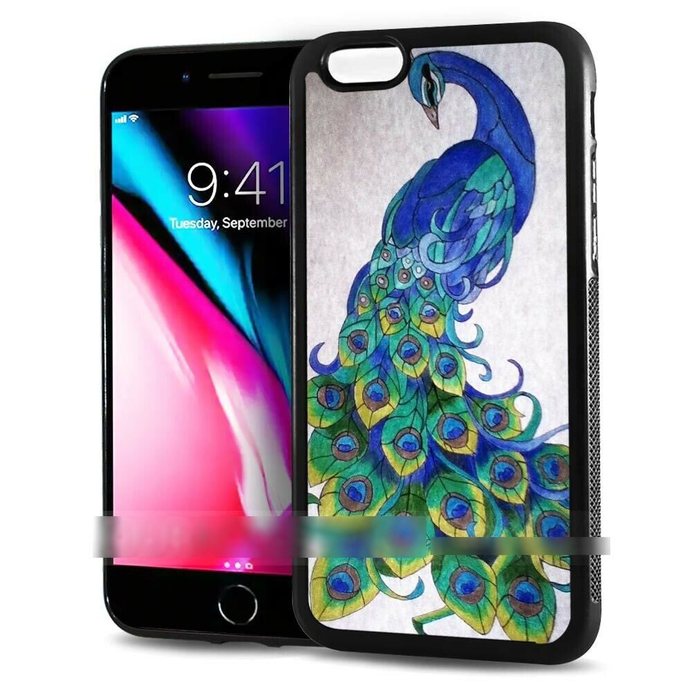 iPhone 12 12 Pro プロ クジャク 羽 孔雀 スマホケース アートケース スマートフォン カバー拍卖