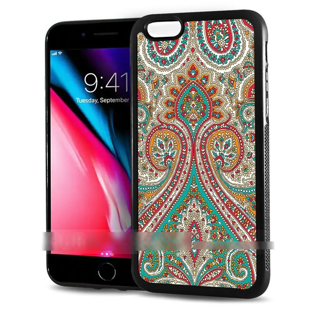 iPhone 7 Plus 8 Plus アイフォン セブン エイト プラス ペイズリー柄 スマホケース アートケース スマートフォン カバー拍卖
