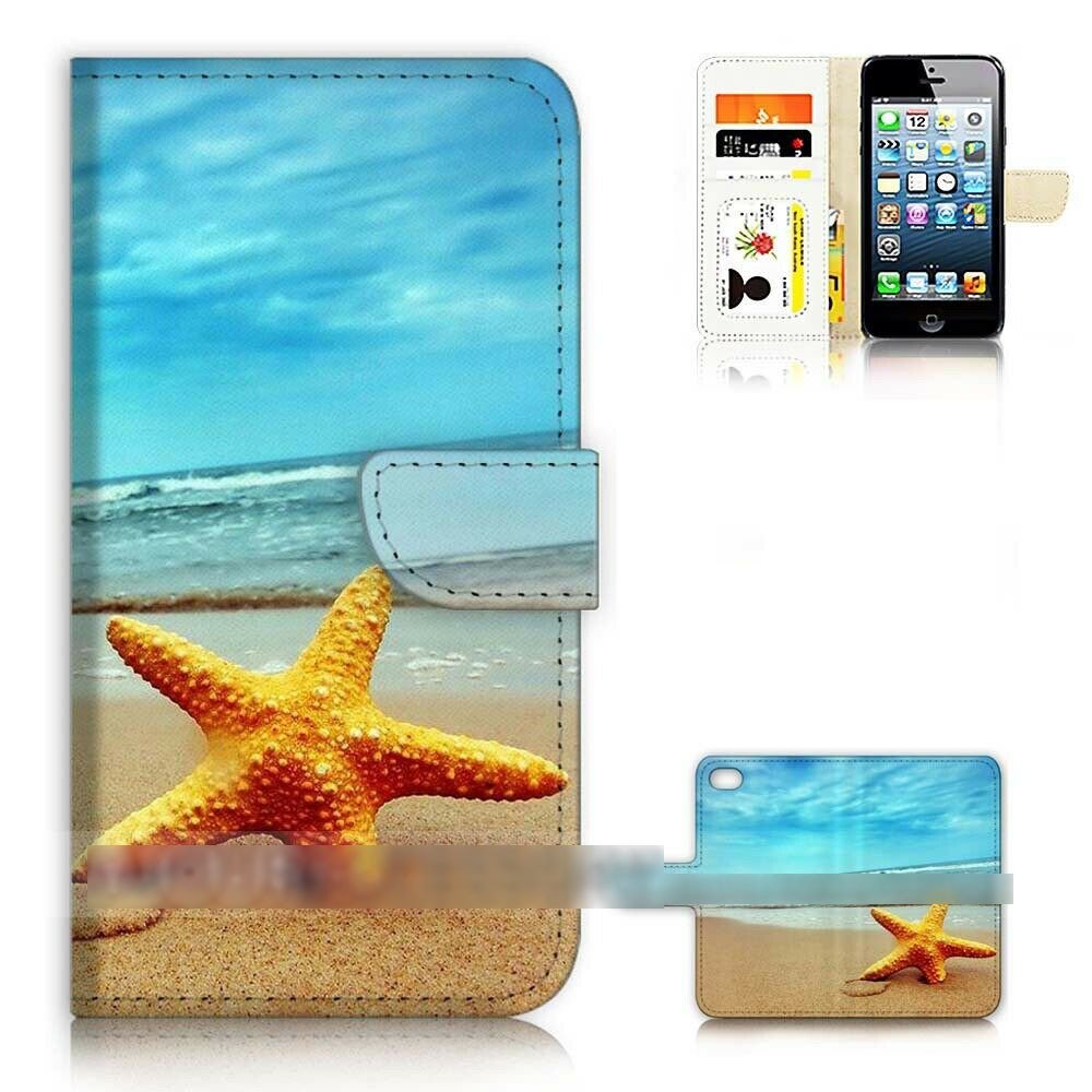 iPod Touch 5 6 アイポッド タッチ ファイブ シックス ビーチ 海 砂浜 ヒトデ スマホケース 手帳型ケース スマートフォン カバー拍卖