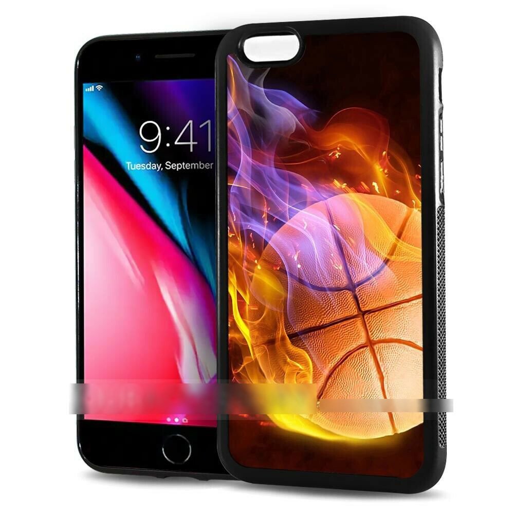 iPhone XS アイフォン テンエス バスケットボール 燃える スマホケース アートケース スマートフォン カバー拍卖
