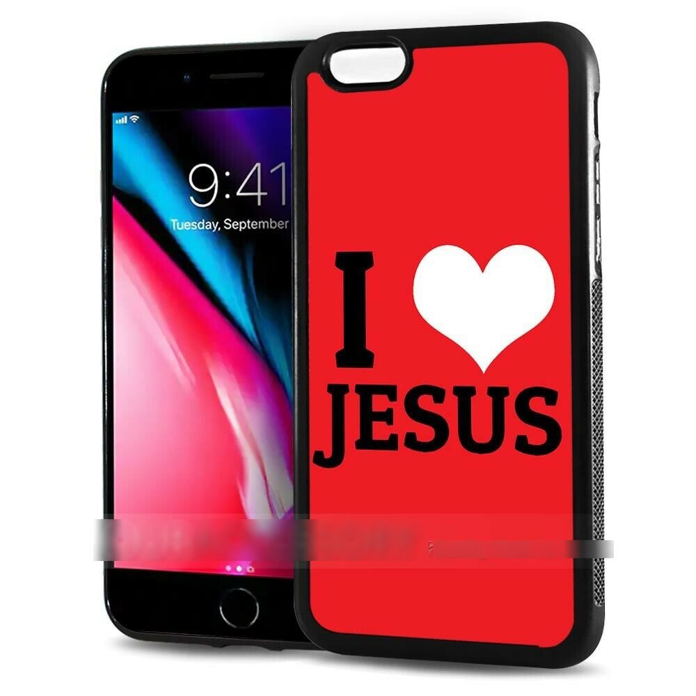 iPhone 12 Pro Max プロ マックス アイ ラブ ジーザス キリスト教 スマホケース アートケース スマートフォン カバー拍卖
