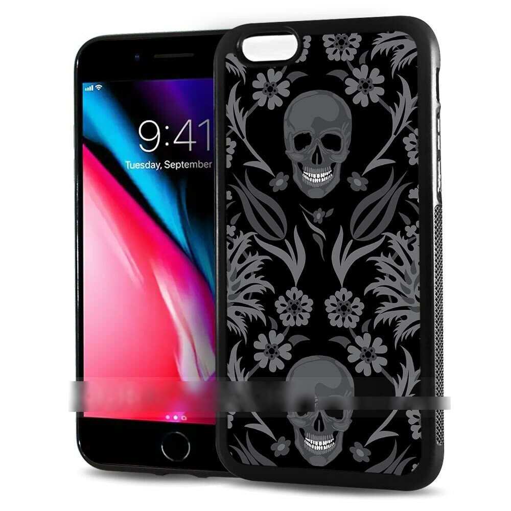 iPhone 12 mini ミニ スカル ドクロ 花柄 スマホケース アートケース スマートフォン カバー拍卖