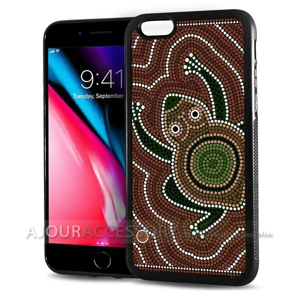 iPhone 11 Pro Max アボリジニ アボリジナル アート カエル スマホケース アートケース スマートフォン カバー拍卖
