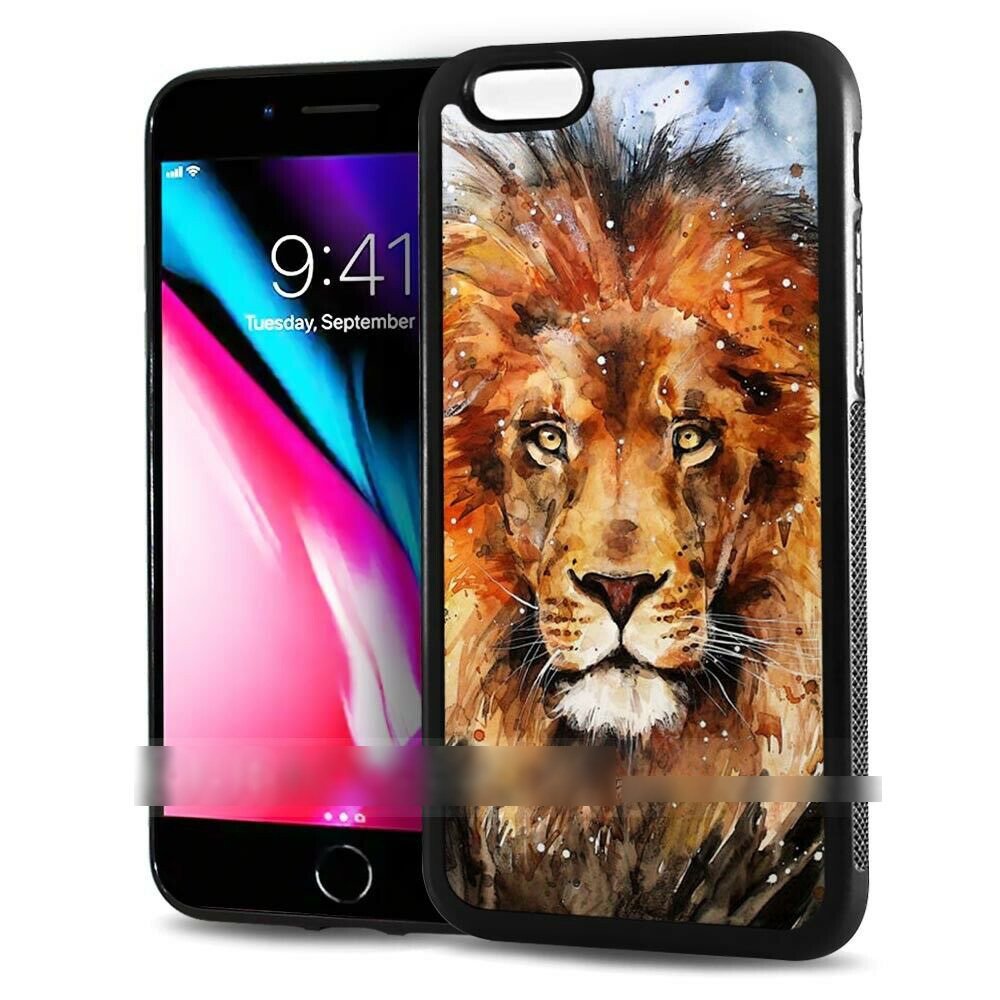 iPhone 7 Plus 8 Plus アイフォン セブン エイト プラス ライオン シシ 獅子 スマホケース アートケース スマートフォン カバー拍卖