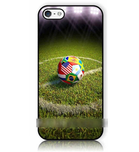 iPhone 7 Plusサッカーボール アートケース保護フィルム付拍卖