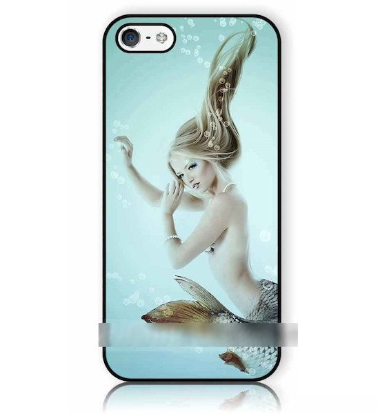 iPhone 7人魚 マーメイド 美女 アートケース保護フィルム付拍卖