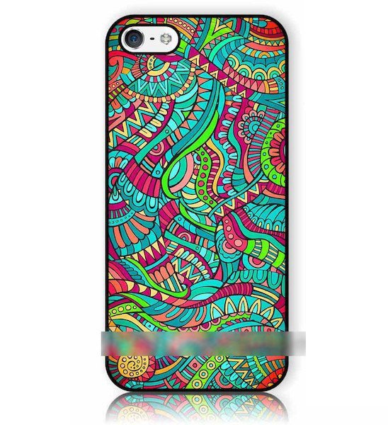 iPhone5 5S5CSEメキシコアステカ民族柄 アートケース フィルム付拍卖