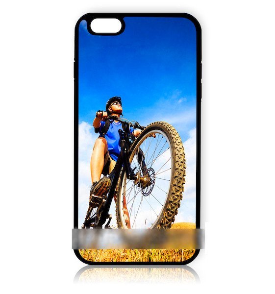 iPhone 5C自転車クロスバイクアートケース 保護フィルム付拍卖
