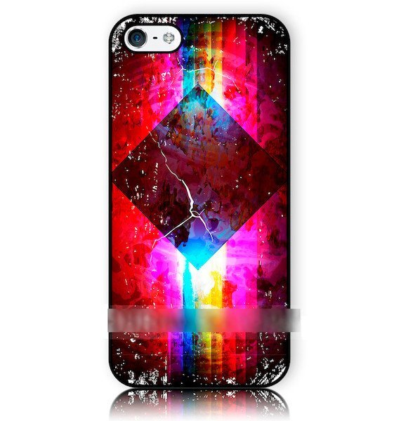 iPhone 5Cアブストラクト アートケース 保護フィルム付拍卖