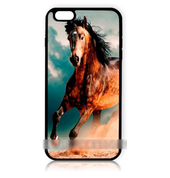 iPhone6 6S馬 ウマ ホース アートケース 保護フィルム付拍卖