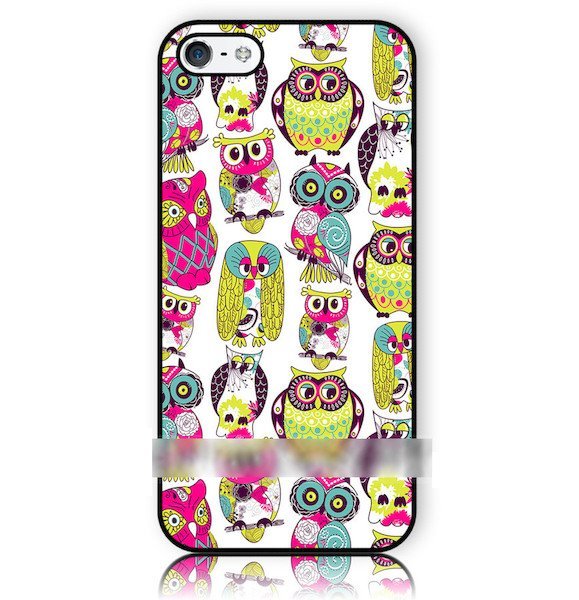 iPhone5 5S5CSEフクロウ 梟 ふくろうアートケース保護フィルム付拍卖