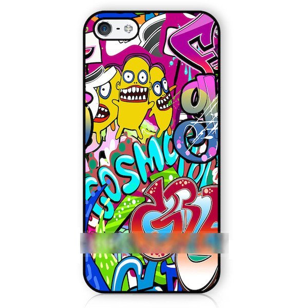 iPhone 8 iPhone 8 Plus iPhone X アイフォン アイフォーン エイト プラス テングラフィティ 落書き アートケース 保護フィルム付拍卖