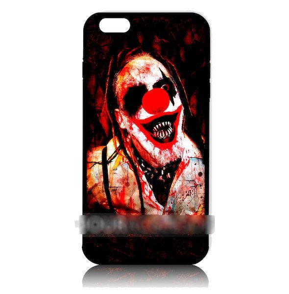 iPhone5 5S 5Cピエロ ホラー ケース 保護フィルム付拍卖