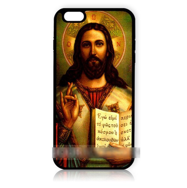 iPhone 7 Plusイエス キリスト教 聖書 ケース 保護フィルム付拍卖